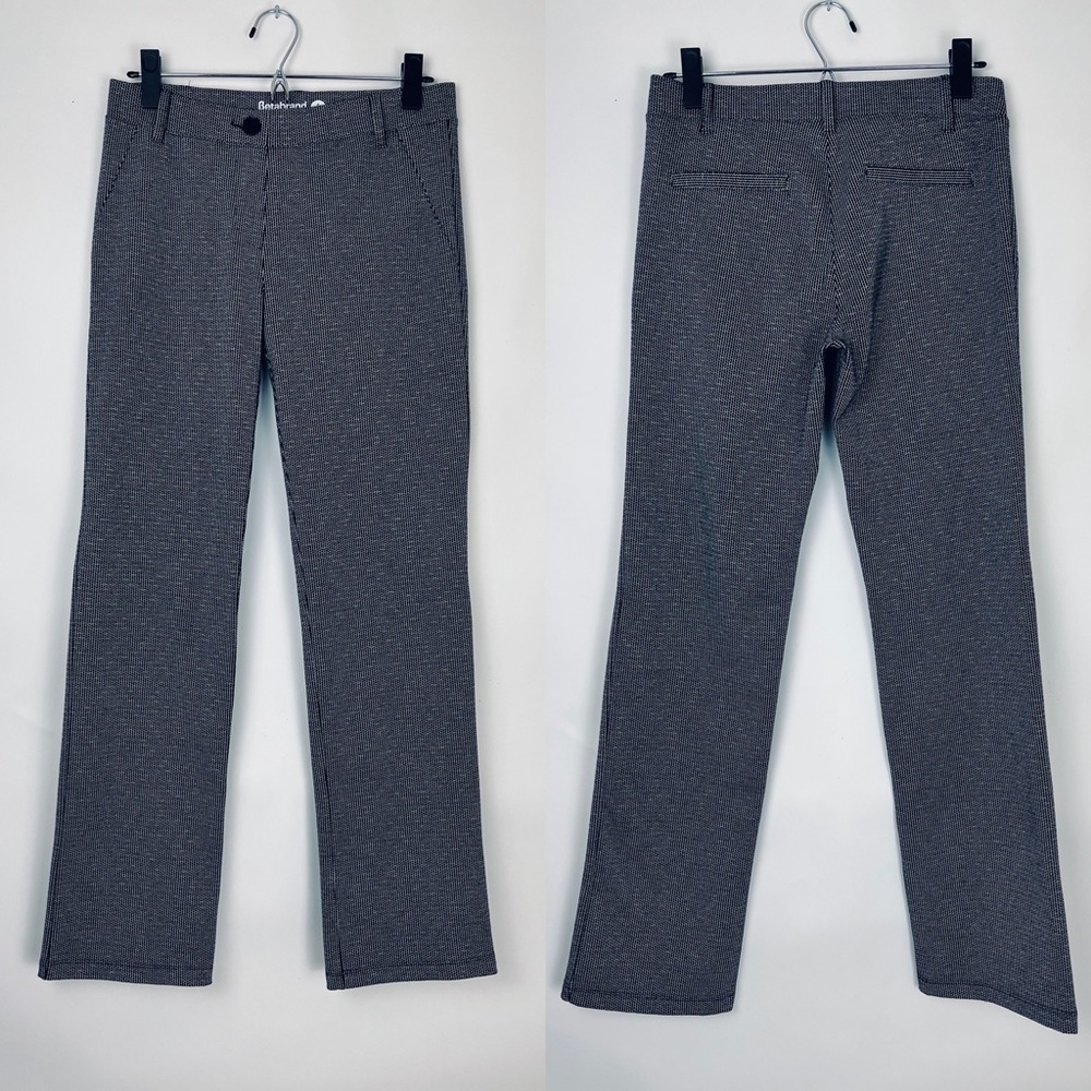 BETABRAND black tweed print yoga work pants SP
